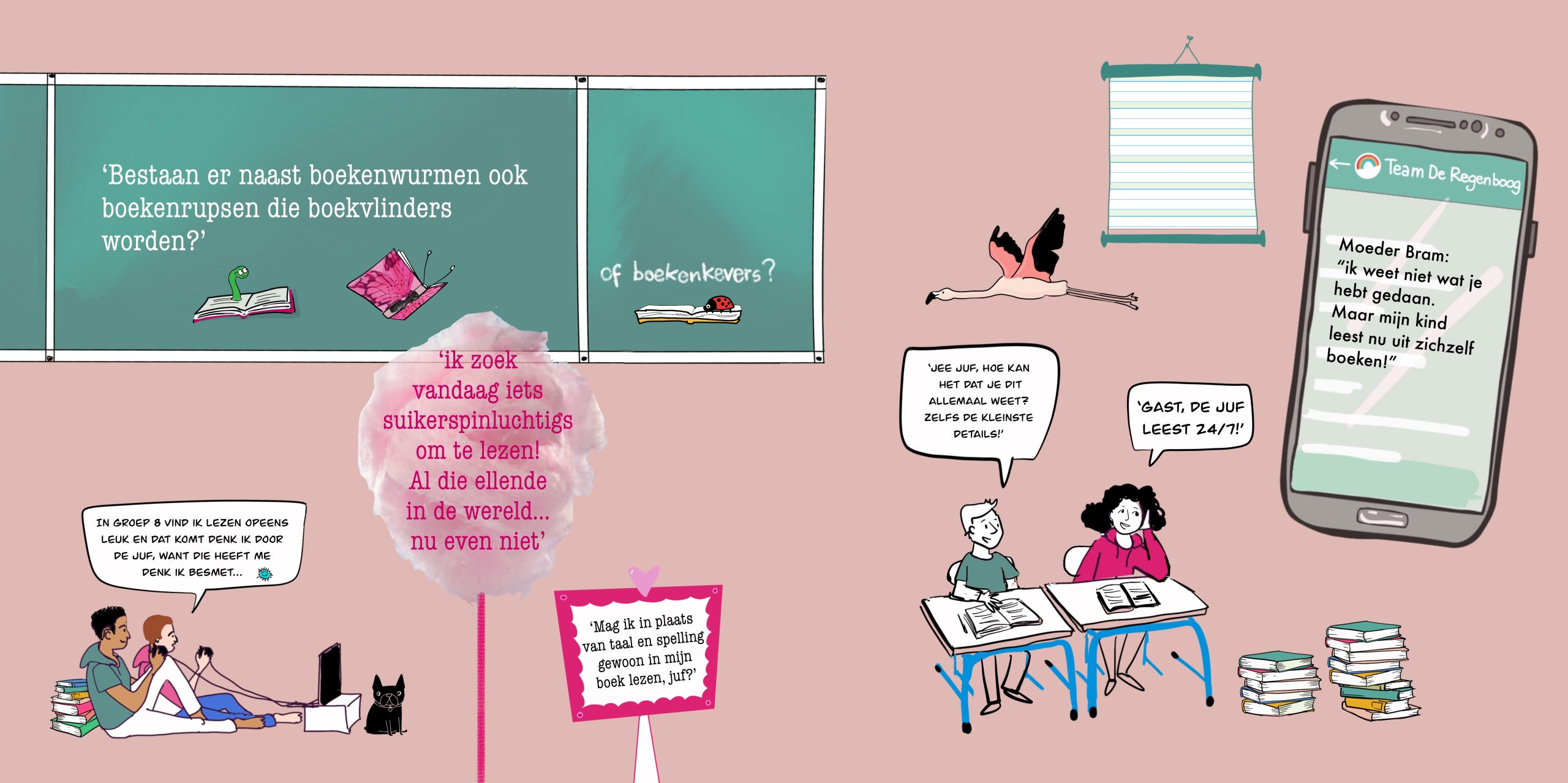 Wie niet leest is gek - Mieske.nl